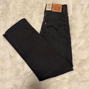 Levi's Women’s Wedgie Straight Dark Gray  Jeans